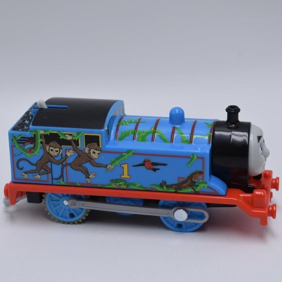 Thomas & Friends Trackmaster Monkey Palace Working Mattel Number 1 Blue 2013 - Picture 2 of 7